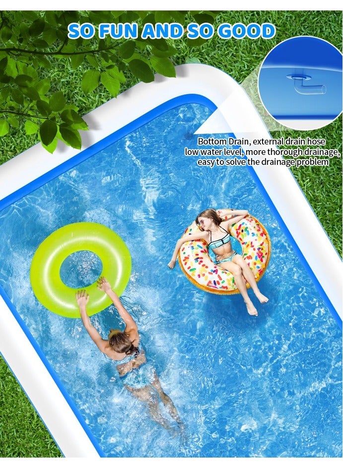 Gift For Kids Inflatable Swimming Pool,Inflatable Kiddie Pool Fun Outdoor Water Toys for Girls Boys - Image 4