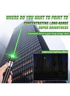 Generic High Power Laser Pointer Green rechargeable LED Flashlight  - Image 2
