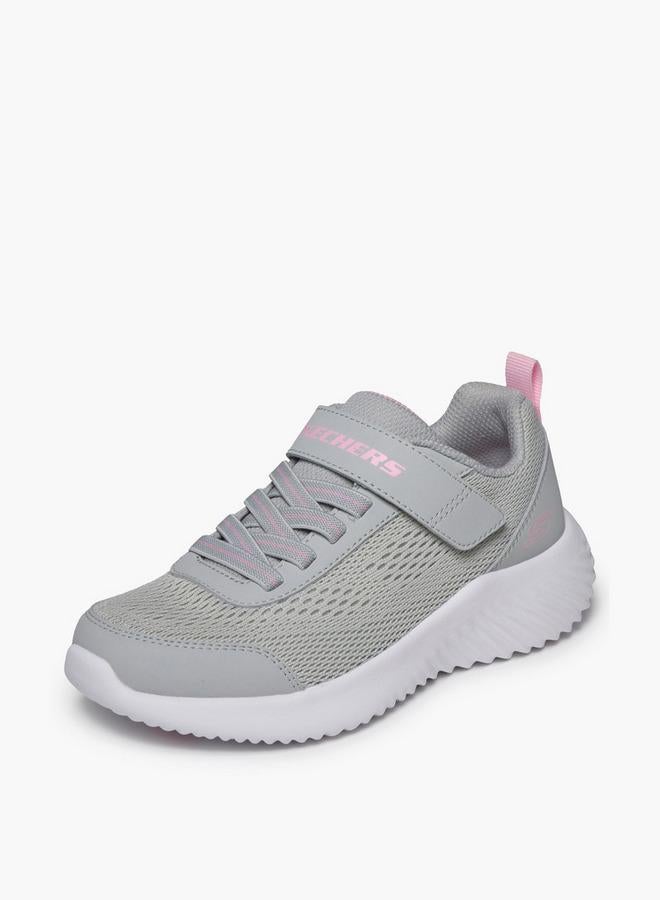 SKECHERS Girls Bounder Hook & Loop Sports Shoes - Image 4