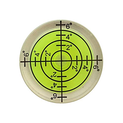 YOTOM 6 pcs Bubble Spirit Level, 32x7mm Circular Level Bubble for RV, Travel Trailer, Tripod, Phonograph, Turntable - Image 2