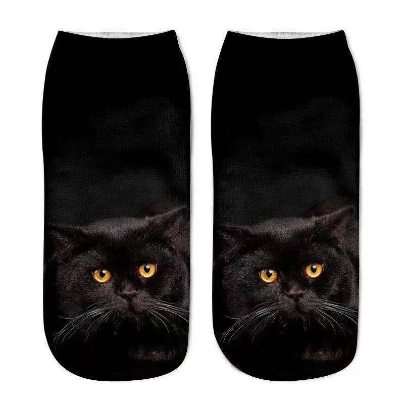 3D Personality Animal Print Socks Cute Boat Socks Cat Socks Cartoon Print Socks Dog Series Adult Socks Digital Print - Image 1