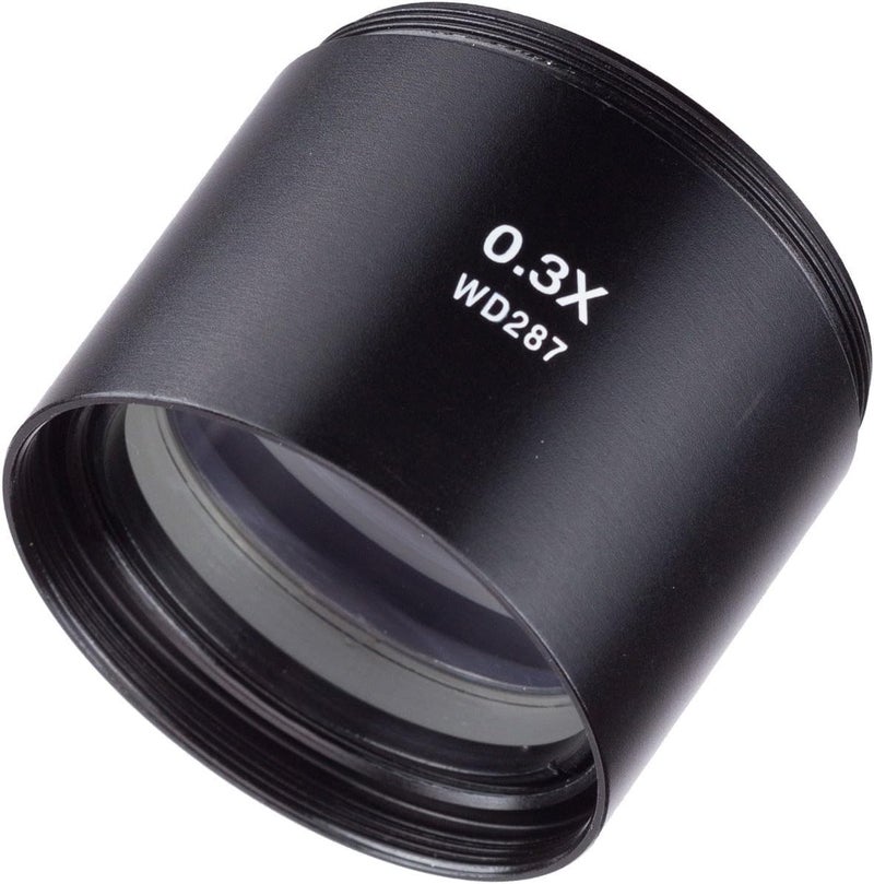 AmScope ZM03 0.3X Barlow Lens For ZM-Series Stereo Microscope Heads, 48mm Diameter Mount - Image 2