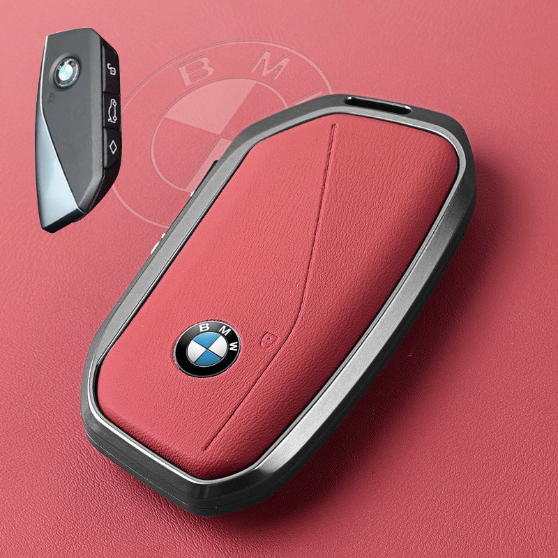 BMW Premium BMW Key Case for X3, X5, 5 Series, 3 Series, and iX3 - Aluminum Alloy Design - Image 1