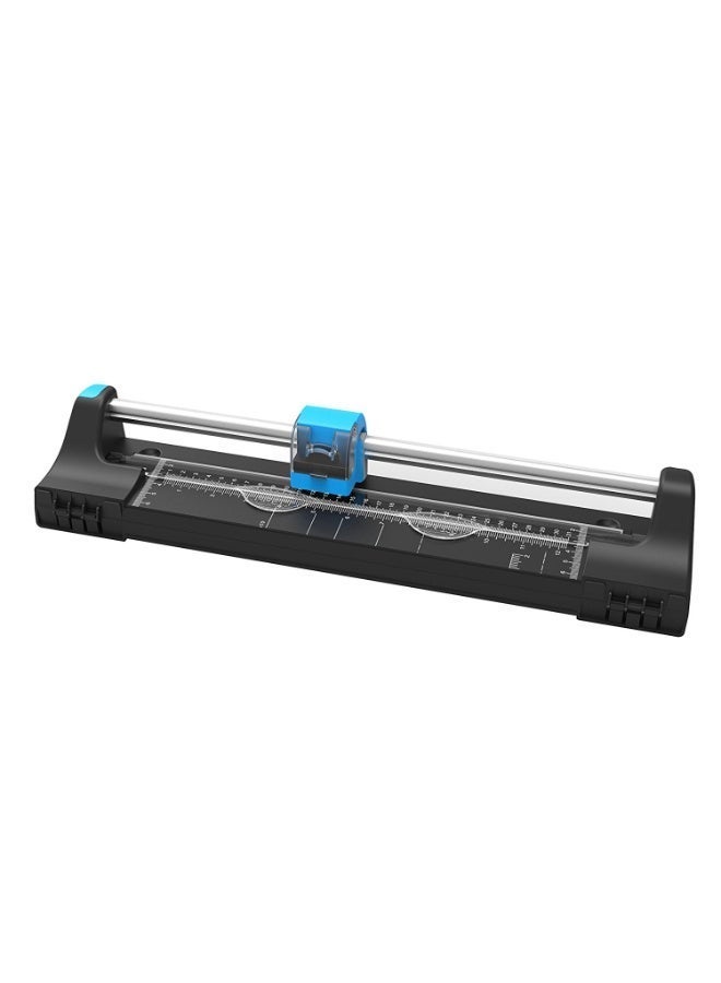 STANX Foldable A4 4-in-1 Paper Trimmer (320 mm) – Rotary Paper Cutter with Straight, Wave, Perforation & Scoring Blades, Replaceable Cutting Head, Safety Guard – Cuts Up to 10 Sheets – STMT402 - Image 2
