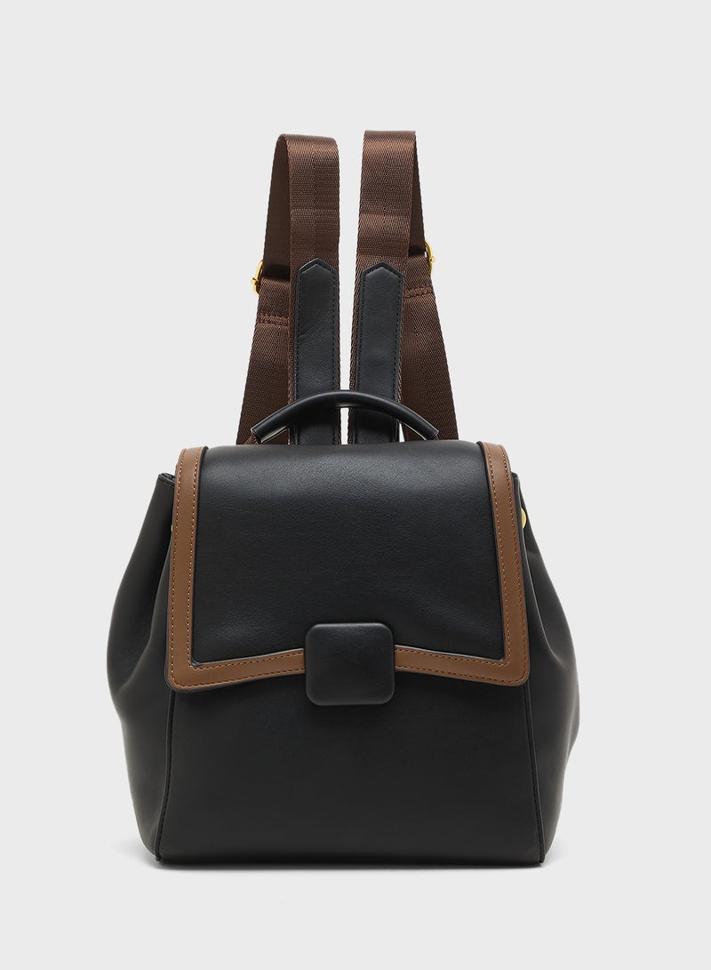Ginger Roll Top Backpack  - Image 1