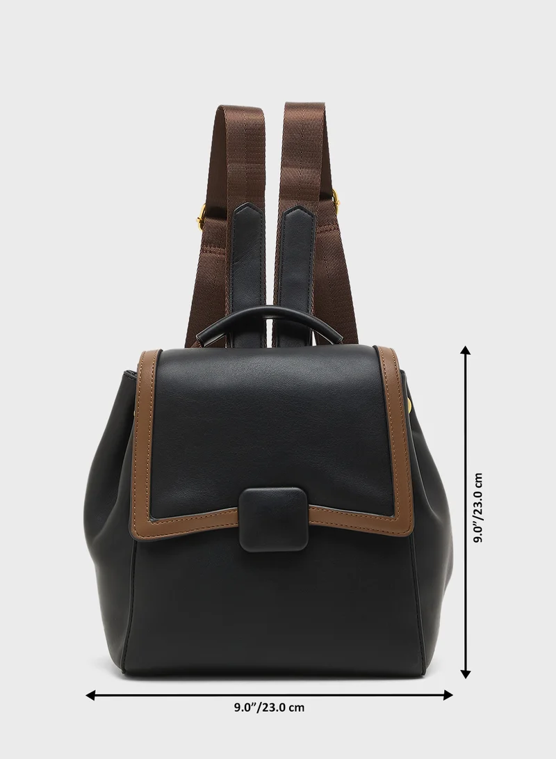 Ginger Roll Top Backpack