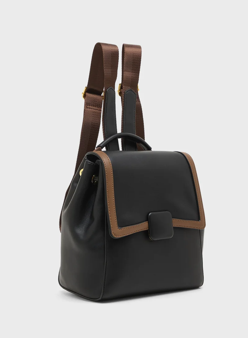 Ginger Roll Top Backpack