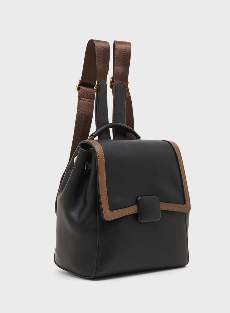 Ginger Roll Top Backpack  - Image 3