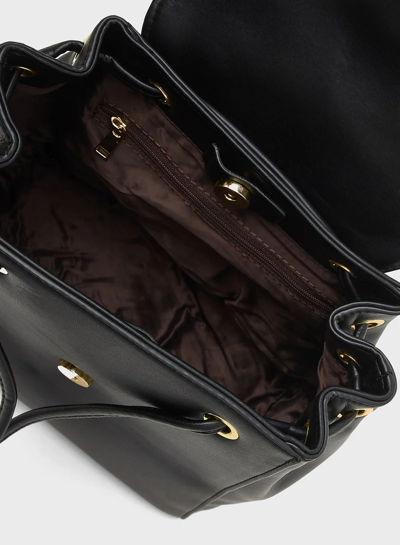 Ginger Roll Top Backpack