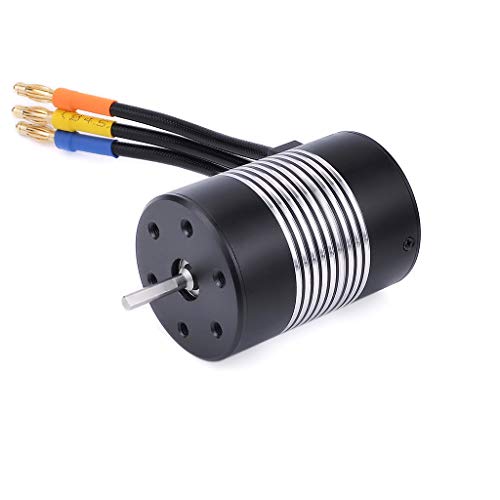 Jrelecs 3650 5900KV Sensorless Brushless Motor 120A Brushless ESC & Program Card Waterproof Motor ESC Combo 3.175mm Shaft for 1/10 RC Car Truck - Image 3