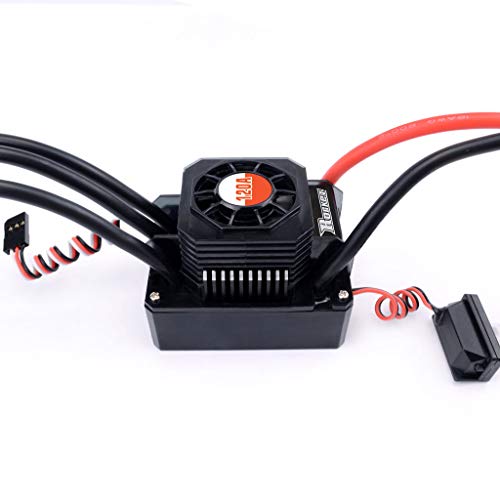 Jrelecs 3650 5900KV Sensorless Brushless Motor 120A Brushless ESC & Program Card Waterproof Motor ESC Combo 3.175mm Shaft for 1/10 RC Car Truck - Image 5