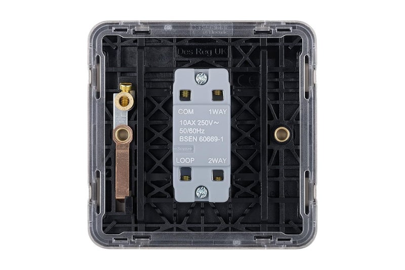 Schneider Electric Lisse Screwless Deco Light Switch - Image 4