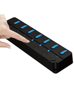 Zero USB Hub Extender High Speed USB 2.0 , 7 Ports Splitter With Switch Control For Xiaomi Macbook Pro PC Laptop Accessories  - Image 2
