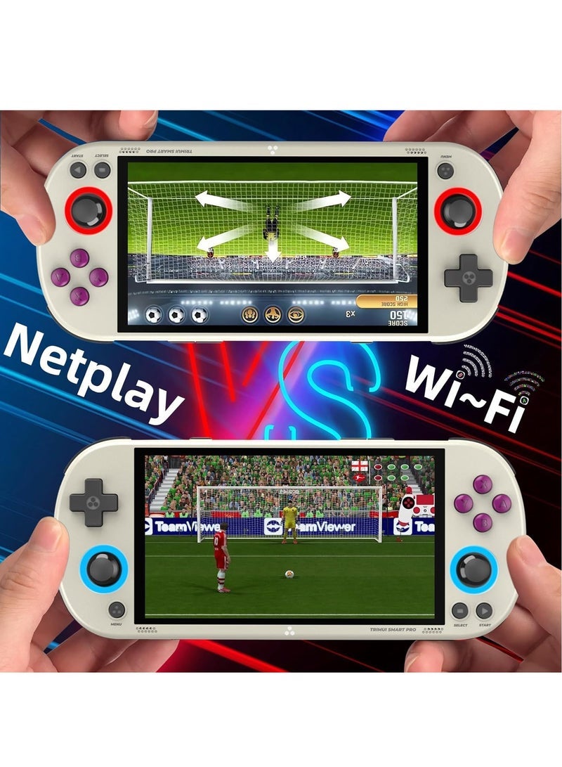 general Smart Pro Open Source Handheld Game Console, Retro Arcade HD 4.96-inch IPS Screen Game Console, Linux System, 5000 mAh Large Battery (Grey) - Image 5