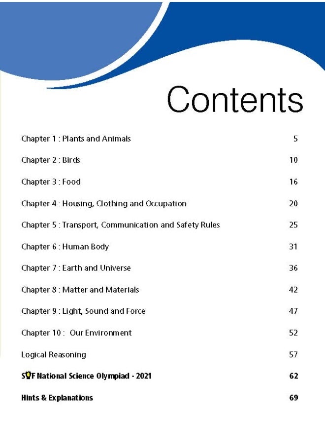National Science Olympiad (NSO) Work Book for Class 3 - Quick Recap, MCQs, Previous Years Solved Paper and Achievers Section - Olympiad Books For 2022-2023 Exam  - Image 2