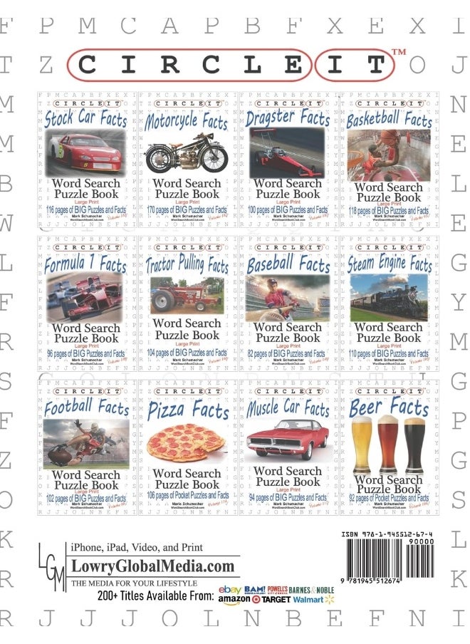 Circle It, Motorcycle Facts, Word Search, Puzzle Book  - Image 2