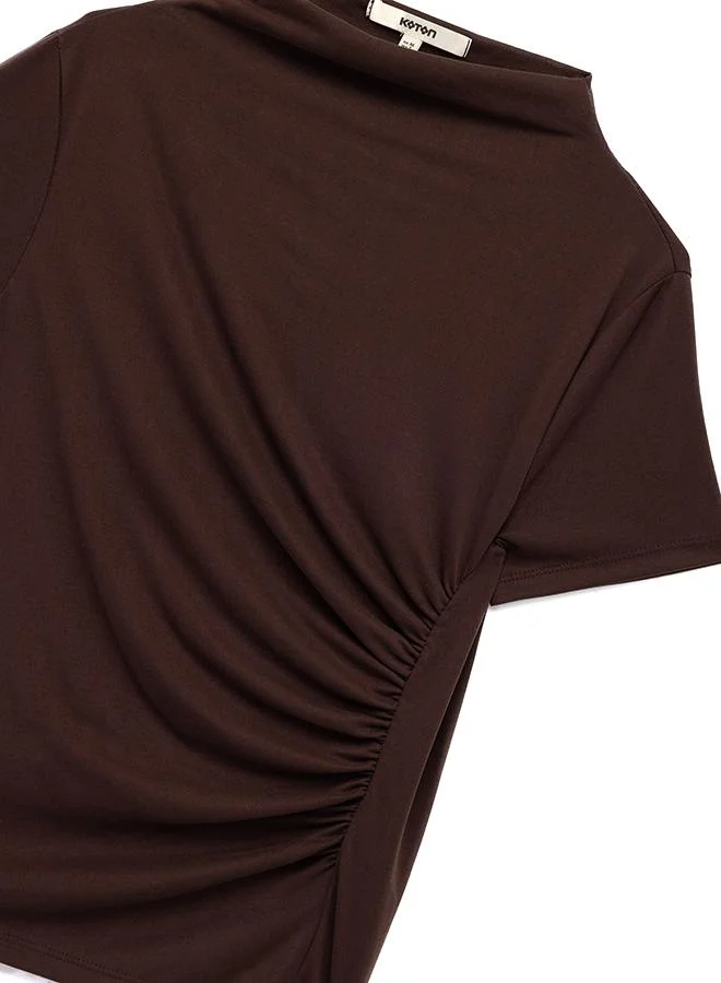 Koton  High Neck Blouse for Women | Best Price UAE