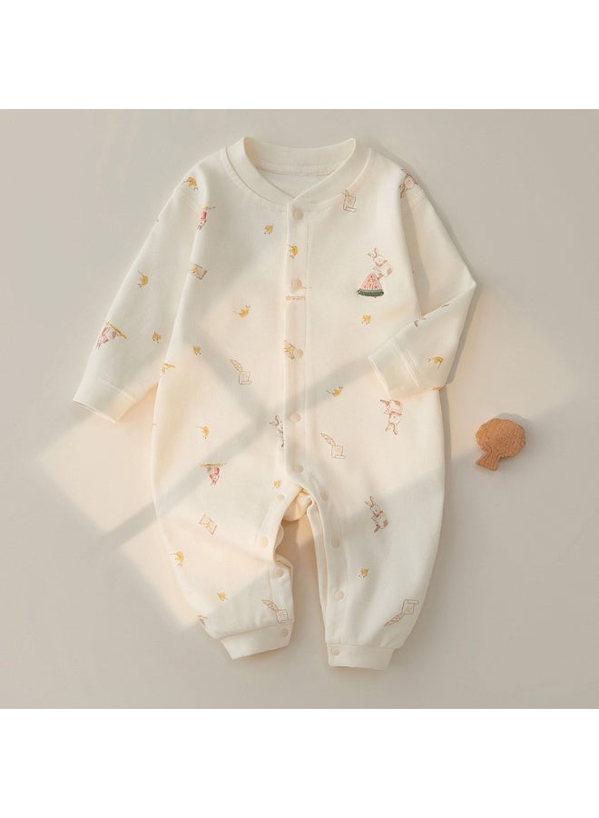 Spring and Autumn Pure Cotton Baby Romper