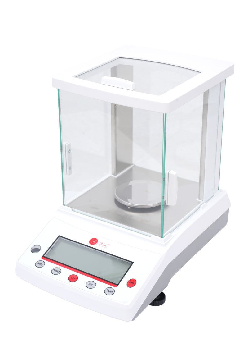 عفرا ميزان تحليلي AFQS-AS3001LC من السلسلة الثانية - ميزان مختبر رقمي عالي الدقة بسعة 300 جرام مع زجاج أمامي وشاشة LCD (دقة 0.001 جرام) - Image 2