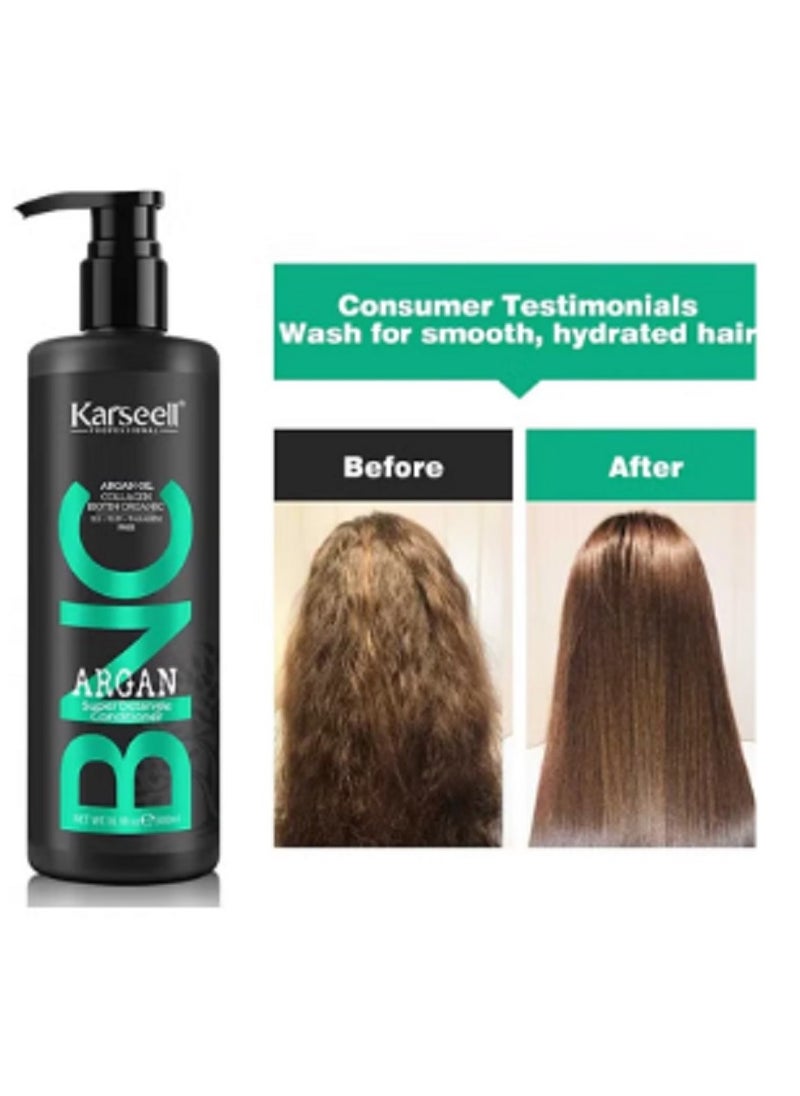 Karseell KARSEELL ARGAN OIL COLLAGEN BIOTIN ORGANIC NOURISHING Conditioner 500 ML  - Image 3
