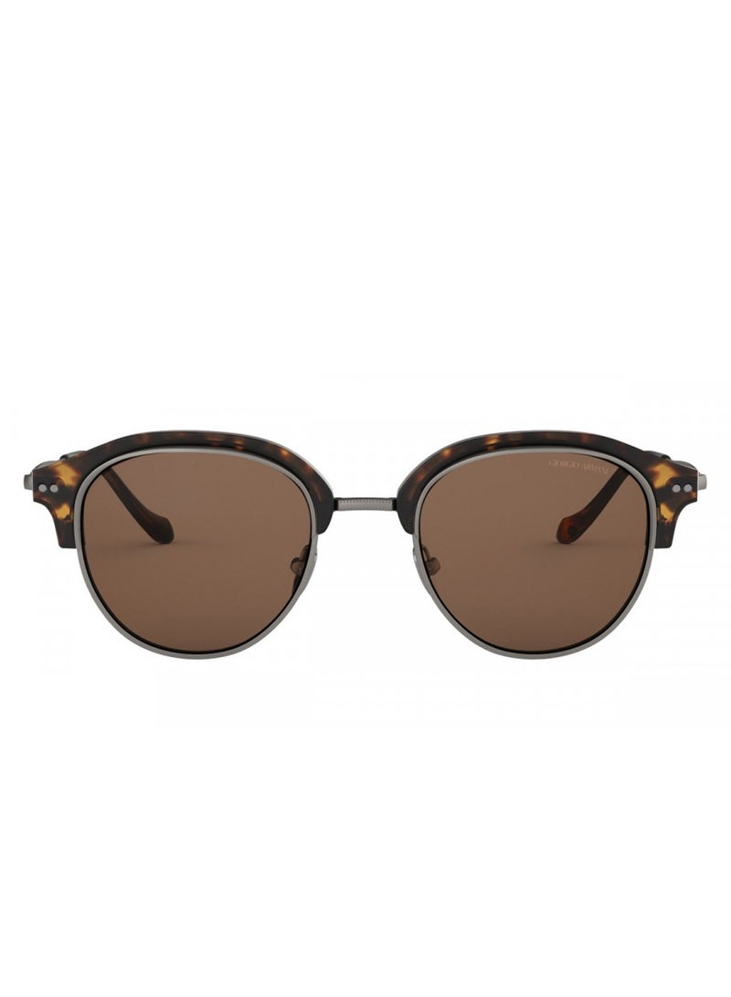 جورجيو أرماني نظارة شمسية بنمط هافانا من جورجيو أرماني - بني - AR8117 508973 50 - Image 1