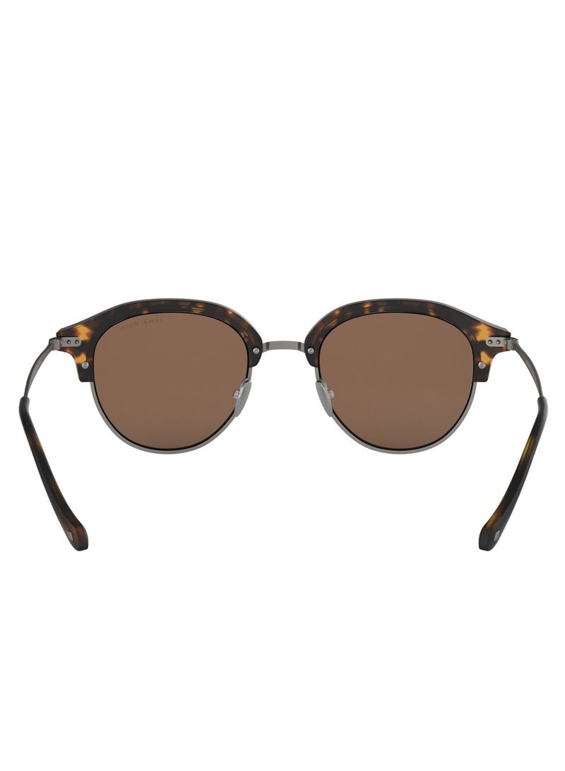 جورجيو أرماني نظارة شمسية بنمط هافانا من جورجيو أرماني - بني - AR8117 508973 50 - Image 4