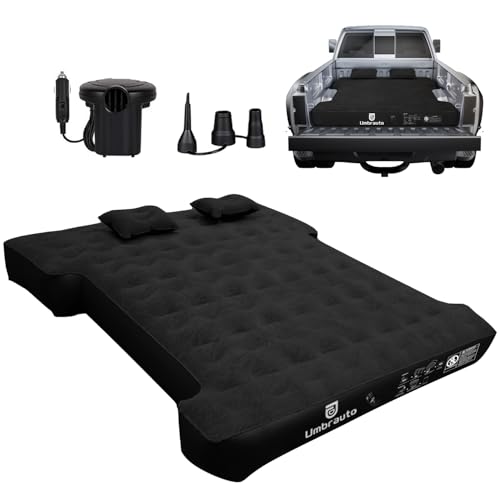 Umbrauto Air Mattress for 6-6.5ft Full Size Truck Bed, Inflatable Pickup Airbed with Pump, Tent Camping Sleeping Pad for Outdoor Travel - Image 1