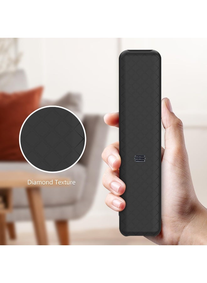 Silicone Case for Sony RMF-TX920U/TX910U, Remote Control Protective Cover with Lanyard,Drop-Proof, Protective Case for Sony RMF-TX920U TX910U Remote Control (Black) - Image 5