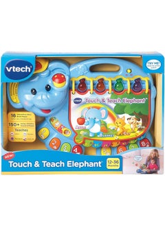 vtech Touch & Teach Elephant (Blue)  - Image 2