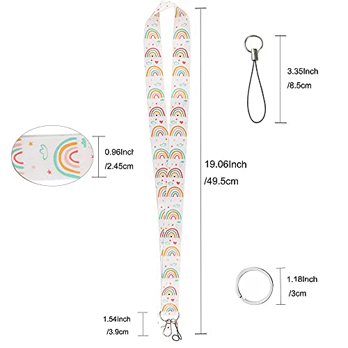 Yiflin Cute Neck Lanyard for Keys, Wallet, Id Card Holder, Cool Keychain Lanyard for Women, Men, Teacher - Image 2