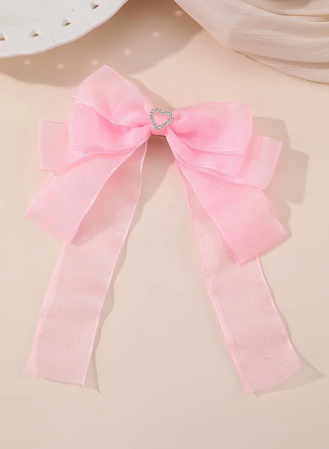 تايك تو Solid Bow Hair Clip
