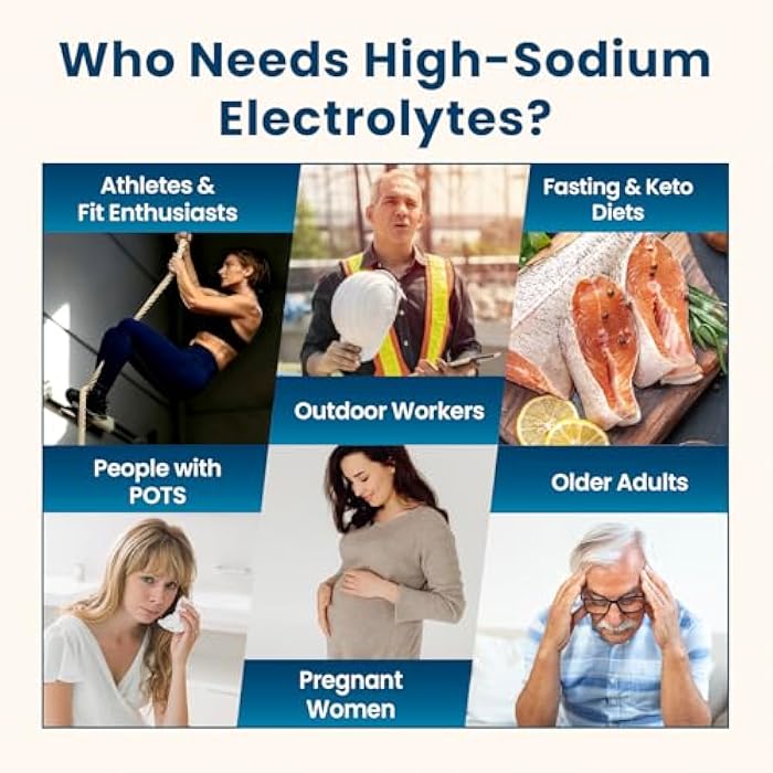 Venture Pal High Sodium Sugar Free Electrolytes Powder Packet - Hydration Packets with Vitamin, Sodium & Potassium | Zero Calories | Vegan, Keto & Paleo Friendly Electrolyte Drink Mix - 16 Sticks - Image 5