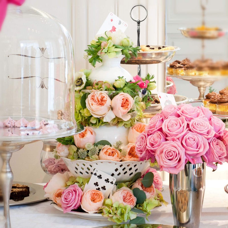 Happy Will 3 Tier Round Metal Cake Stand Holder Heavy Duty Fruit Plate Handle Fittings Hardware Rod (Silver Circle) - Image 5