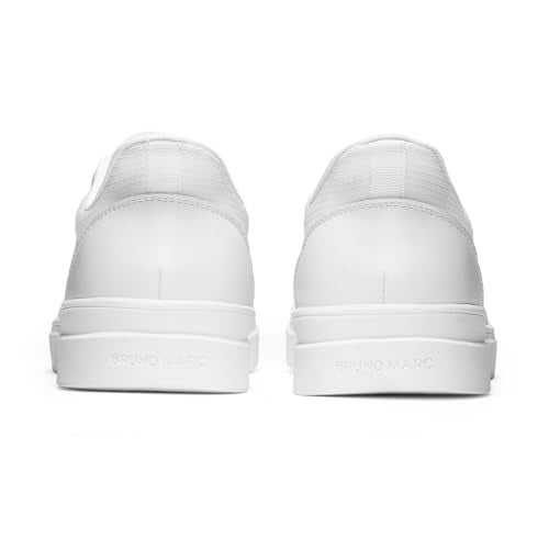Bruno Marc Mens Slip On Casual Sneakers Hands Free Fashion Sneakers Breeze Mesh Casual Walking Shoes Comfortable Lightweight Non Slip,Size 8.5,White,BMUMFN2521 - Image 4