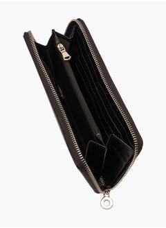 O bag O wally Nappa Eco Leather Zip Wallet in Black  - Image 2