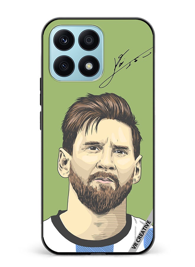 VR CREATIVE Protective Case Cover For Honor X8a Lionel Messi, An Argentine Design Multicolour - Image 1