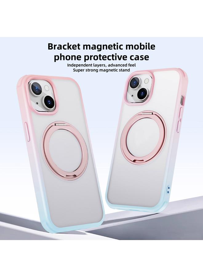 S-TOP Case For iPhone 14 MagSafe Holder PC Hybrid TPU Phone Case - Image 2