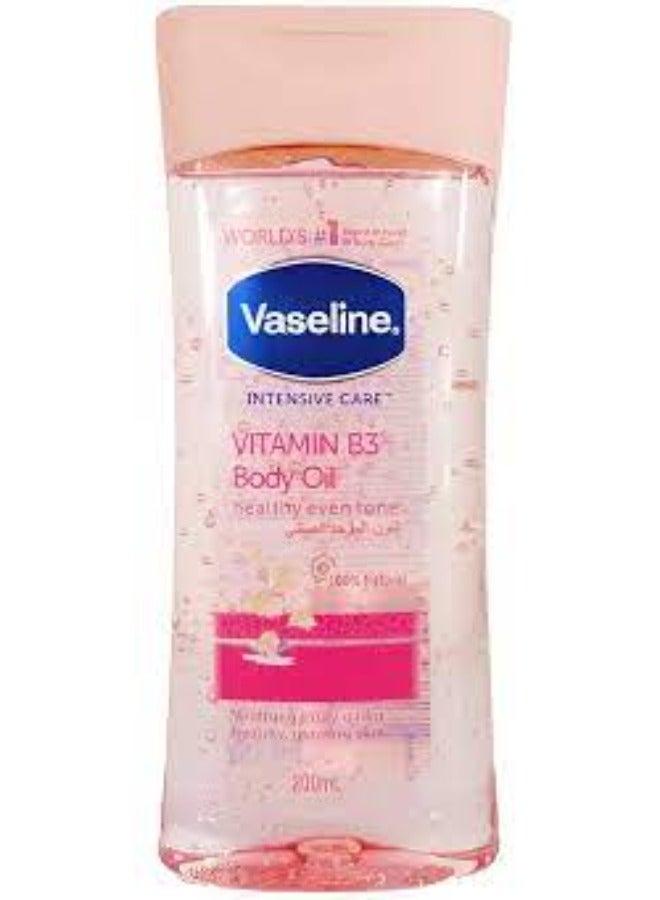 فازلين زيت العناية للجسم فيتامين بي 3 موحد لون الصحي للبشرة 200مل - Image 2