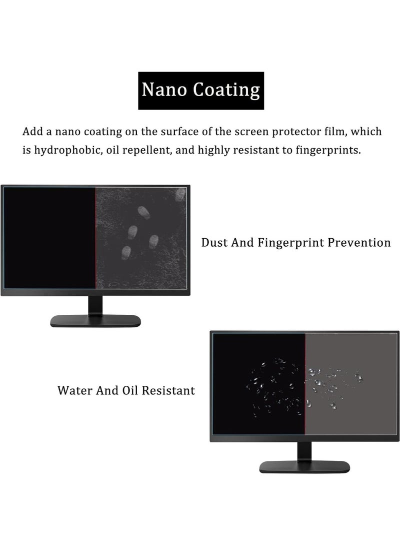 24 Inch Anti Blue Light Screen Protector for Universal 24" 16:9 Standard/Curved Monitor & Touchscreen, (20.94 X 11.77 inches Screen Size) Blue Light Blocking & Anti Glare Screen Filter - Image 3