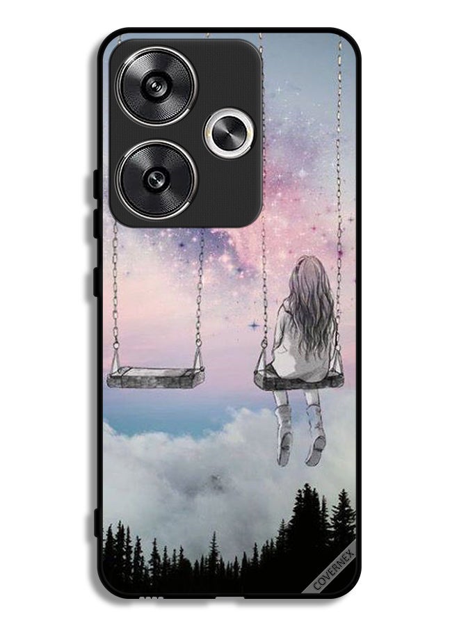 Covernex Xiaomi Poco F6 5G Protective Case Cover Lonely Girl Art  - Image 1
