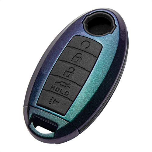 غطاء مفتاح ذكي TANGSEN متوافق مع إنفينيتي JX35 Q50 Q60 QX56 QX60 QX80 لنيسان ألتيما أرمادا ماكسيما موراينو باثفايندر روج 5 أزرار دخول بدون مفتاح عن بُعد
