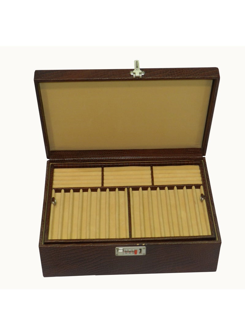 LAVERI LEATHER Laveri Genuine Leather Designer New Collection 15 Watch ,Pen And Ring Case And Jewellery Box  - Image 1