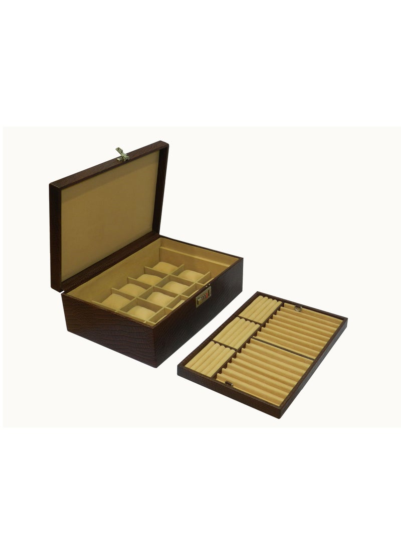 LAVERI LEATHER Laveri Genuine Leather Designer New Collection 15 Watch ,Pen And Ring Case And Jewellery Box  - Image 5