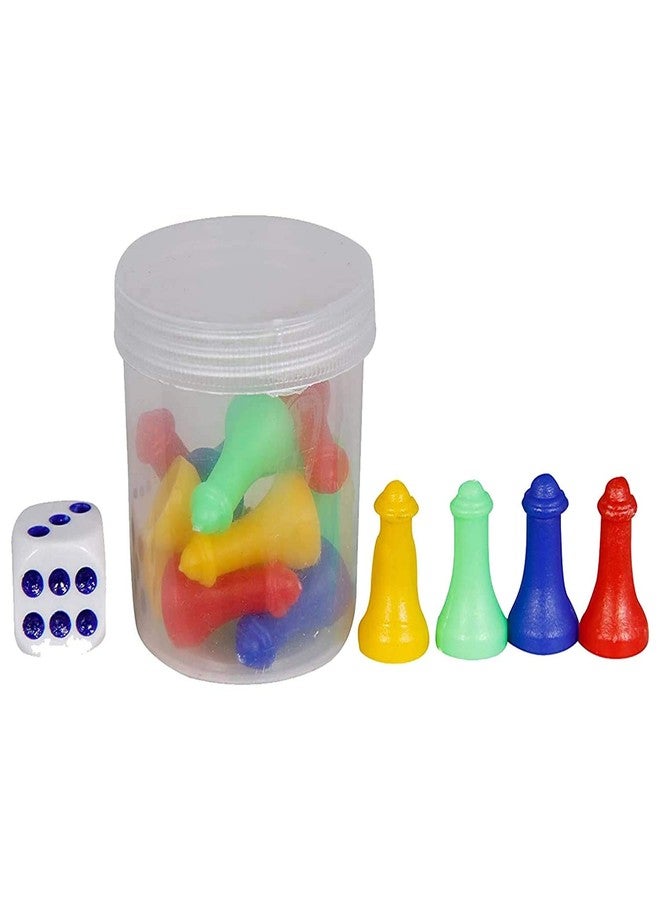 TOPTEAM Top Team Wooden Ludo and Chess Board 2 in 1 with Coins One Side Chess and Opposite Side Ludo (Pack of 1). - Image 4