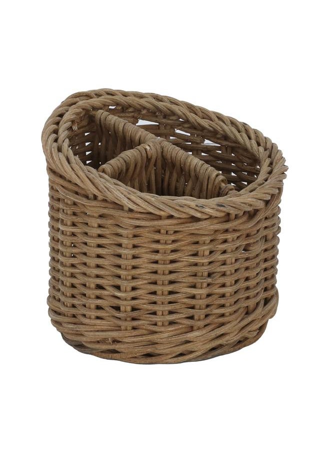 Alsaif Round Wicker Serving Basket 3 Pieces 13  - Image 1