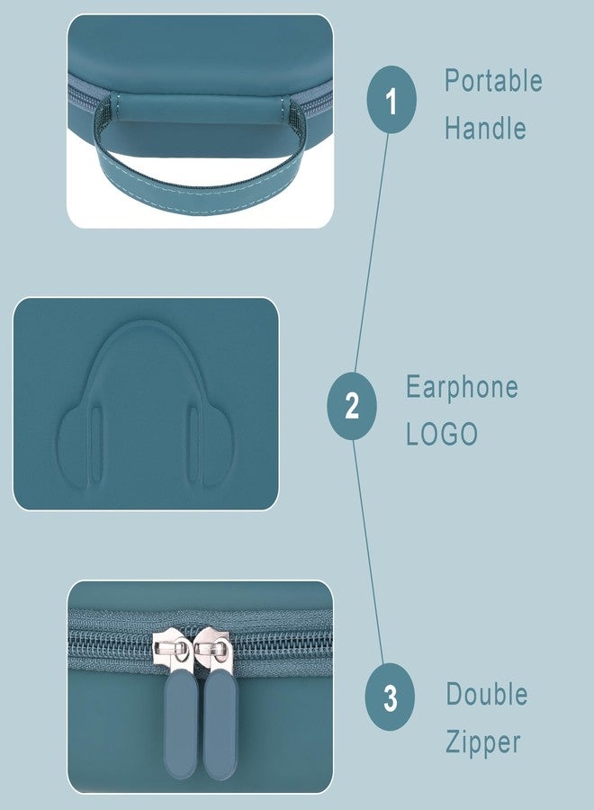 stukcaze Headphone Case for AirPods Max Hard Portable Over Ear Headphone Carrying Case, Wireless Headphone Storage Protective Case for Travel Home - Image 5