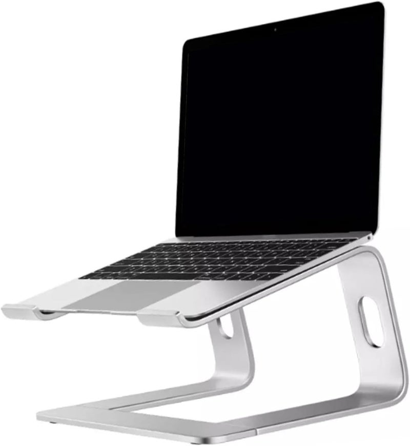 DOITOOL Aluminum Laptop Cooling Stand Portable Ventilated Riser for Desk Ergonomic Adjustable Height Laptop Holder Compatible Notebooks - Image 1