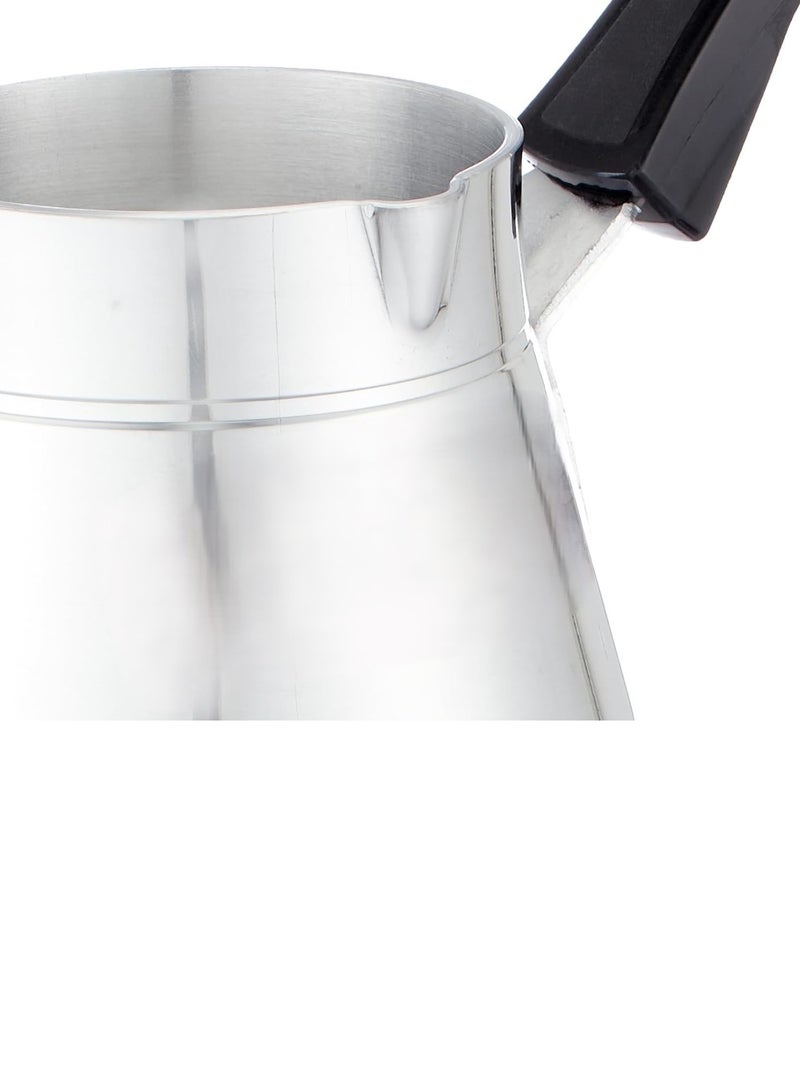 Alamal set of Rakwa 3PC Coffee Pot aluminum with plastic handle made in Egypt - Image 2