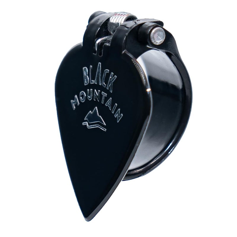 Black Mountain Jazz Tipped Thumb Picks for Acoustic Guitar, Electric Guitar, Ukulele, Banjo, and More - Spring Loaded Universal Fit for Medium to XL Thumbs - Premium Finger Picks - Image 1