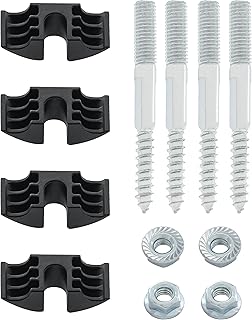 Spare Hardware Parts Spare Hardware Parts Replacement for IKEA MALM Headboard Bed Frame Parts Combo Pack (Part #122998 + 114254 + 114334)  - Image 1